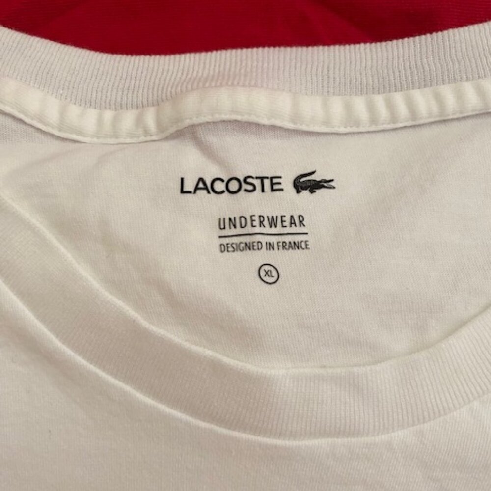 New Lacoste men's crew neck undershirt  Size XL